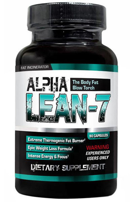 Bottle of Alpha Lean-7 by Hard Rock Supplements