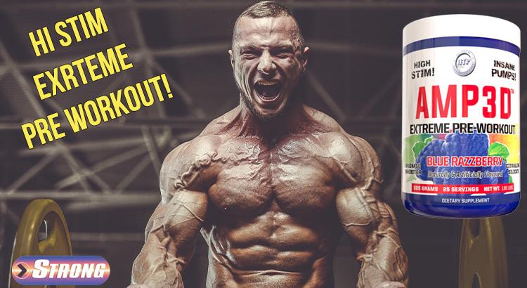 Amp3d Pre Workout by Hi tech