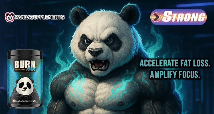 Panda Supplements Burn Max Strong Supplement Shop Banner Image