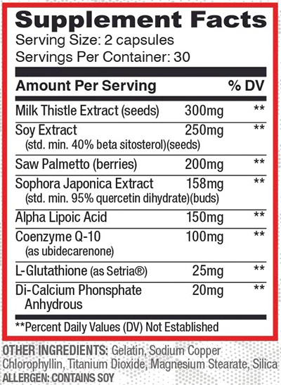 Organ Shield by Purus Labs - Supplement Facts
