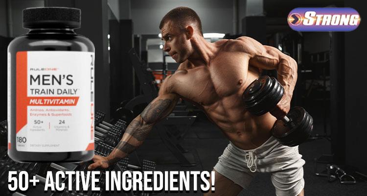 R1 Men's Train Daily Multivitamin by Rule 1