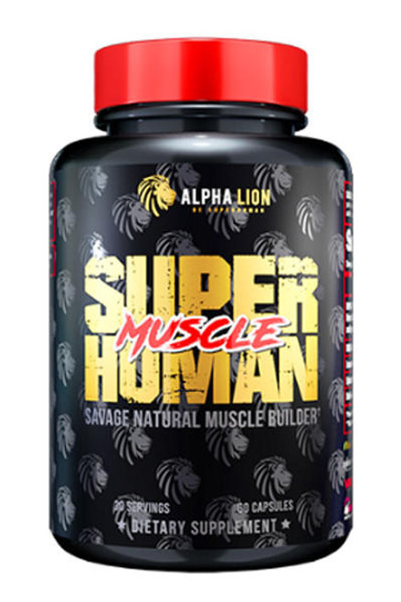 Bottle of Alpha Lion Superhuman Muscle by Alpha Lion