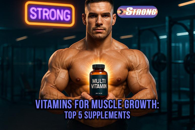 Vitamins for Muscle Growth: Top 5 Supplements 