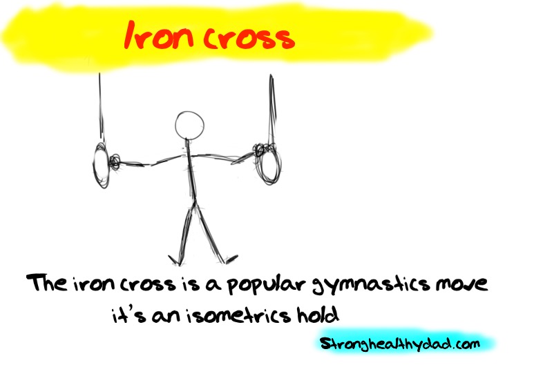 iron cross isometric hold